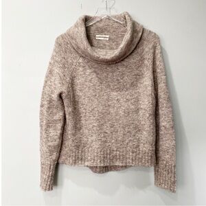 ANTHROPOLOGIE cowl neck sweater in oatmeal